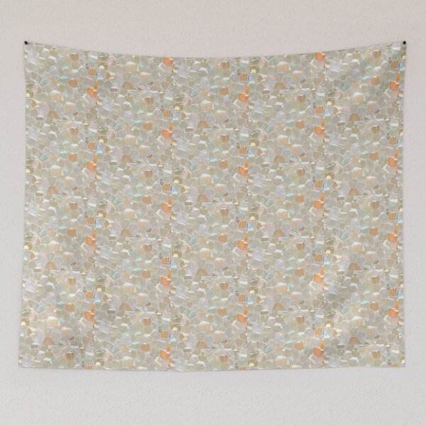 Item preview, Iridescent Gemstone Pebble Mosaic designed and sold by zzz888.