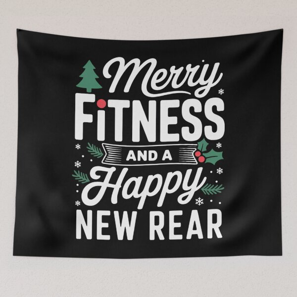 Artikelvorschau, Frohe Fitness, frohes neues Hintern-Training, Weihnachten entworfen und verkauft von tabdejinti.