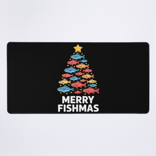 Item preview, Funny Fish Christmas Fishing Xmas Fisherman designed and sold by Turbotine.