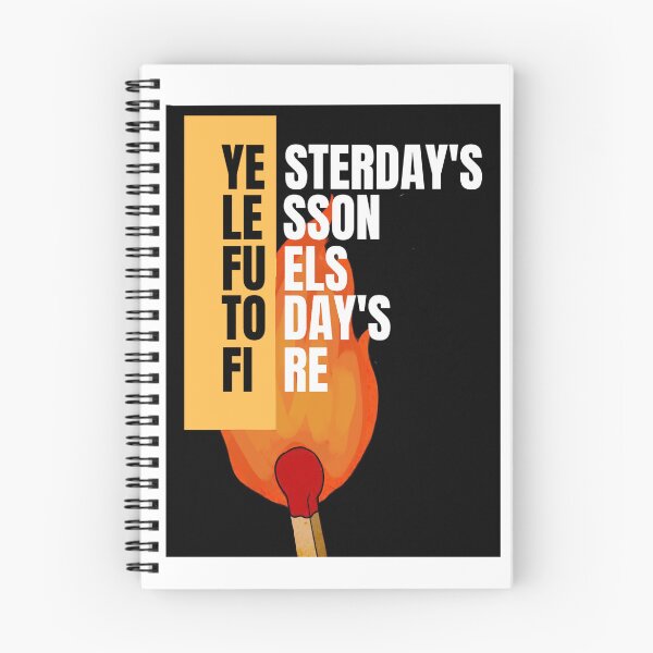 Item preview, Yesterday Lesson Fuels Today's Fire, Custom and Unique Design for T-Shirt designed and sold by RJRDesignStore1.