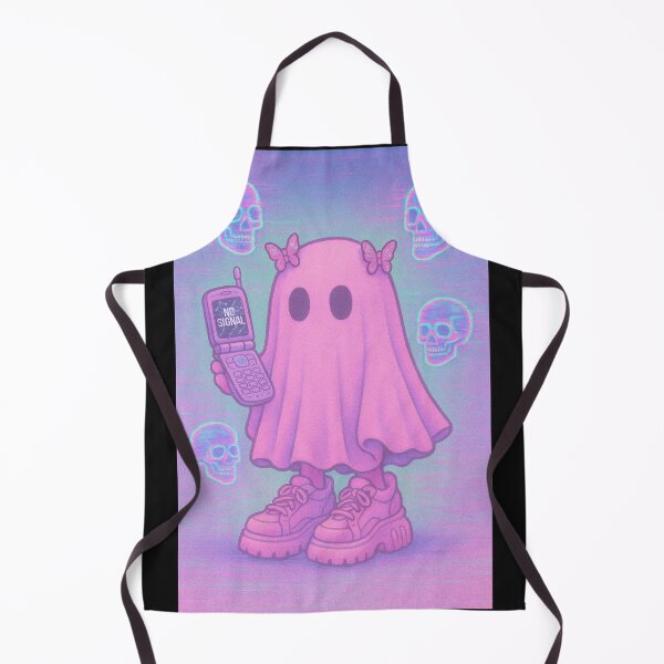 Item preview, Y2K Horror Dreamcore Ghost with Platform Sneakers - Pastel Goth Halloween Aesthetic designed and sold by GeniePixel.