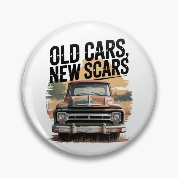Artikelvorschau, Alte Autos, neue Narben, Vintage-Truck-Design entworfen und verkauft von MonkiFlipp.