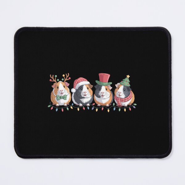 Item preview, Merry Pigmas Cute Santa Guinea Pig Squad Christmas Lights designed and sold by ticlitule.