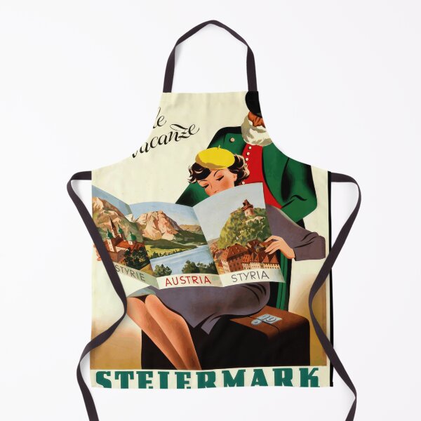 Item preview, Vintage Steiermark Travel Poster | Art Deco & Modernist Style | Mid-20th Century Austria Tourism | Elegant Wall Art designed and sold by artofuniverse.