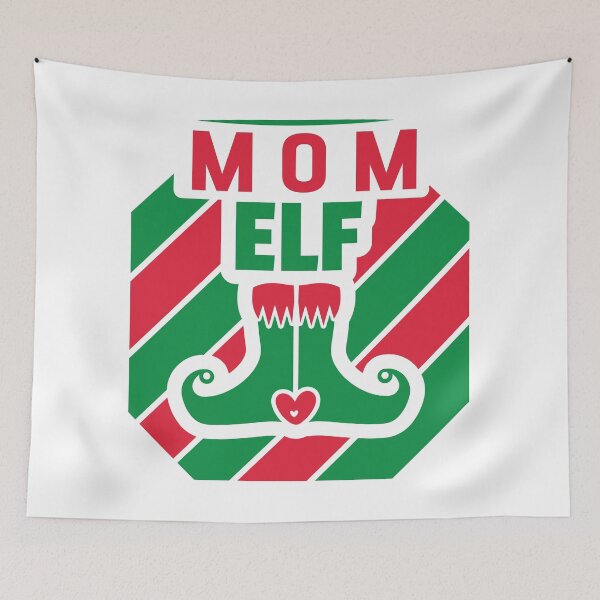 Item preview, Mom Elf Christmas Matching Family T-Shirt designed and sold by Retr0Tshirts.