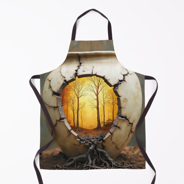 Item preview, Another World Inside an Ancient Cracked Vase designed and sold by Huskyyy Designs.
