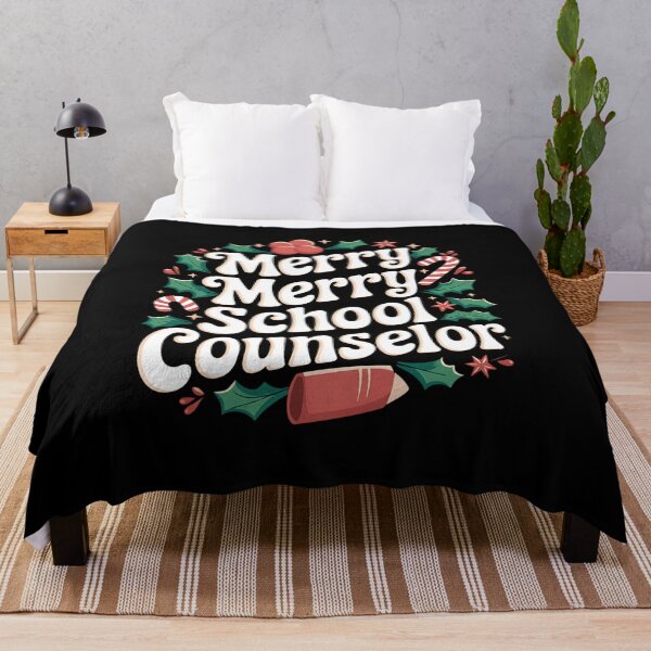Item preview, Merry School Counselor Christmas School Counseling Xmas designed and sold by ticlitule.