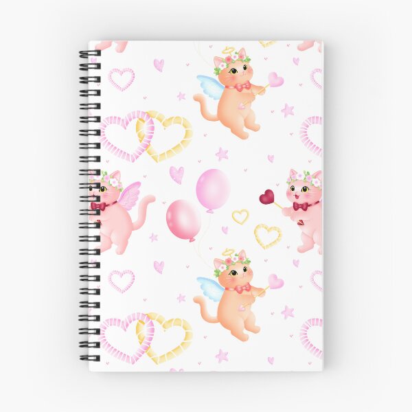 Item preview, Valentine Cupid Cats Seamless designed and sold by KJackArtwork.