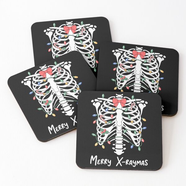Item preview, Merry X-Raymas Skeleton Rib Cage Radiology Christmas designed and sold by ticlitule.