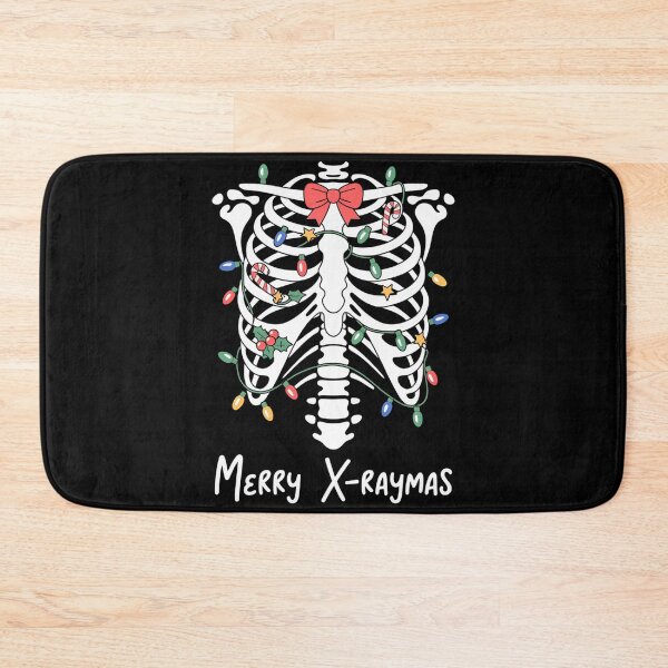 Item preview, Merry X-Raymas Skeleton Rib Cage Radiology Christmas designed and sold by ticlitule.