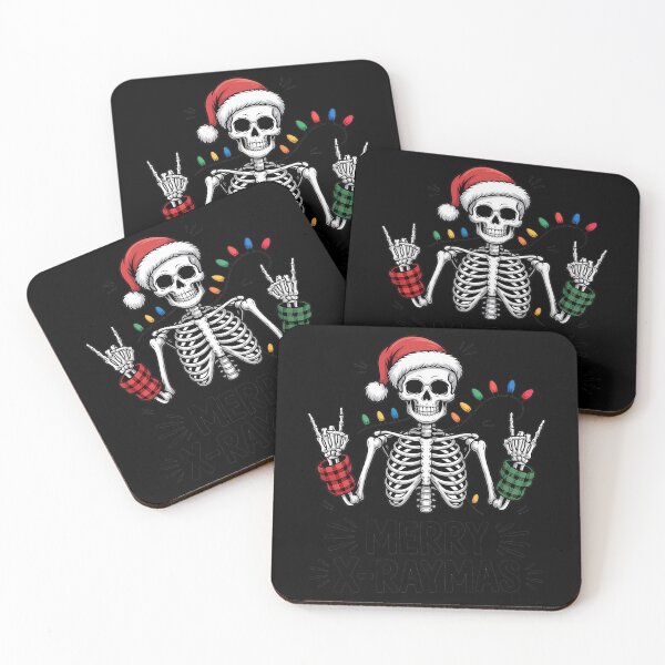 Item preview, Merry X-Raymas Christmas Xray Skeleton Rib Cage Radiology designed and sold by ticlitule.