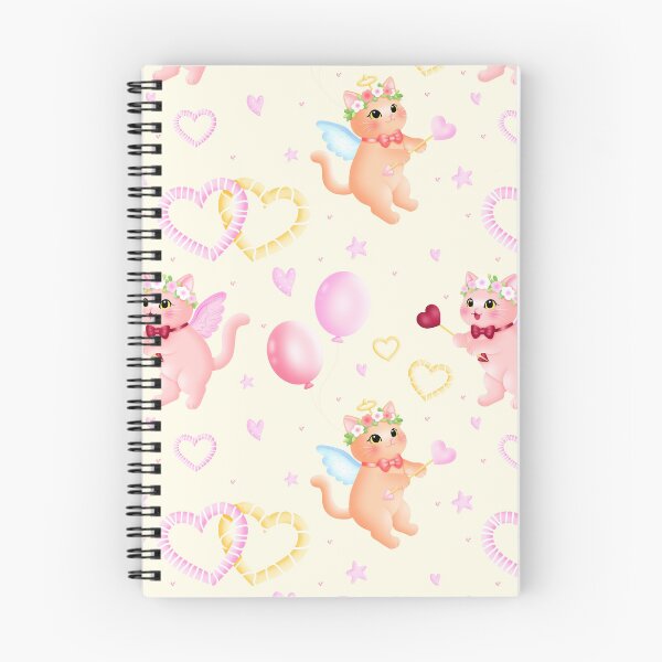 Item preview, Valentine Cupid Cats Seamless designed and sold by KJackArtwork.