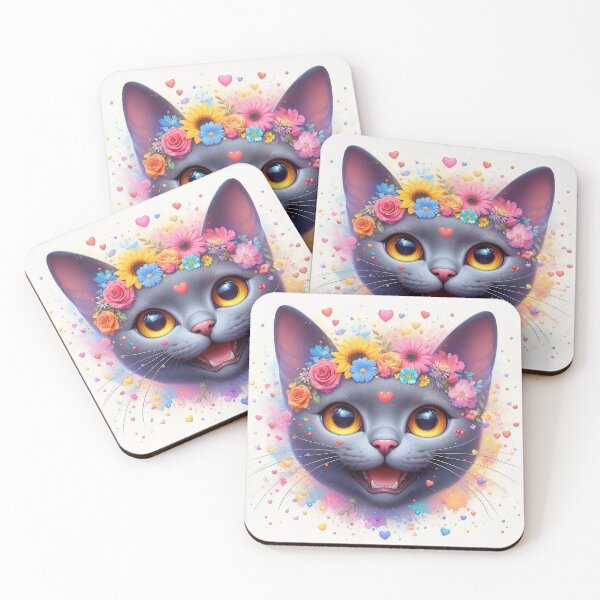 Item preview, Bombay Cat with hearts designed and sold by Cuddle critters.
