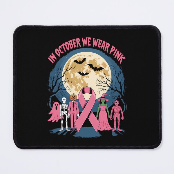 Item preview, Halloween in October We Wear Pink Breast Cancer Awareness designed and sold by DeadlockCrew.