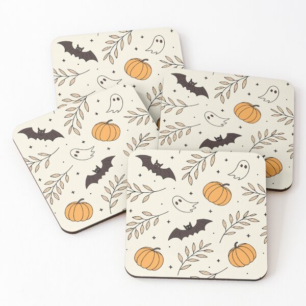 Item preview, Cute ghosts and bats for Halloween designed and sold by Merrylands Artshop.