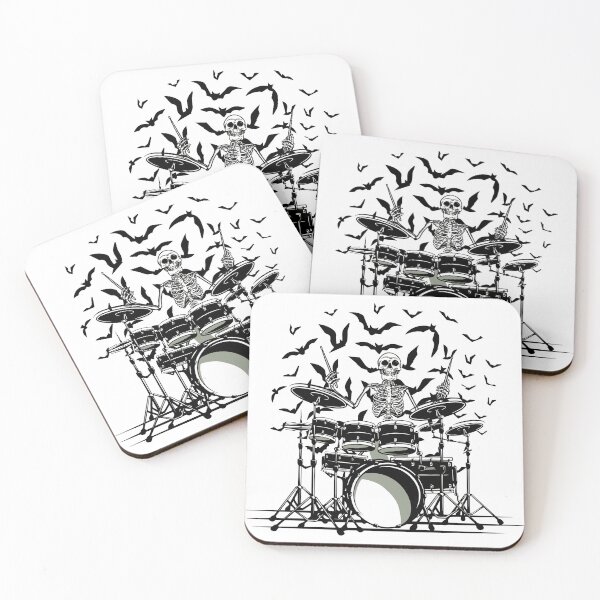 Item preview, White Skeleton Drum Kit designed and sold by paulrommer.