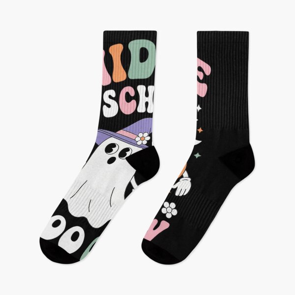 Item preview, Middle School Boo Crew Groovy Halloween Floral Ghost Teacher designed and sold by ticlitule.