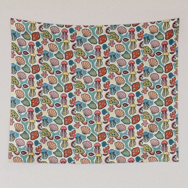 Item preview, Vibrant Undersea Doodle Pattern designed and sold by zzz888.