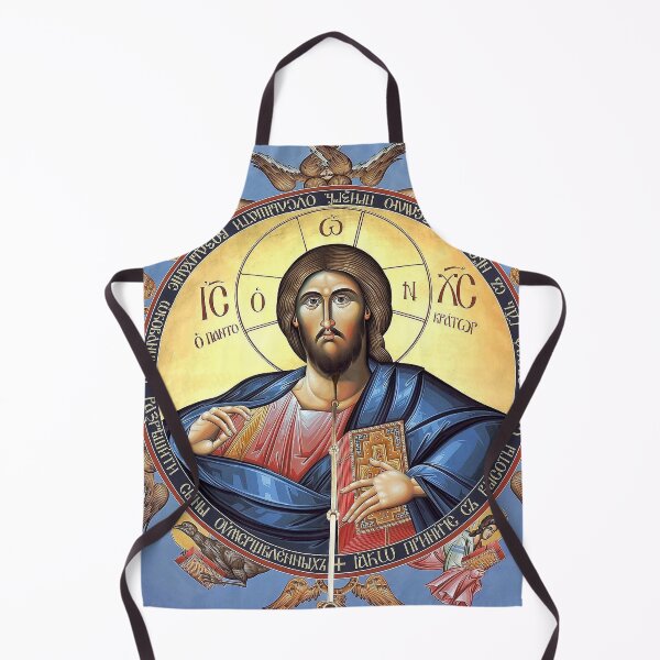Item preview, Christ Pantocrator — Orthodox Church of St. Alexander Nevsky, Belgrade, Serbia designed and sold by Art Outlaws.