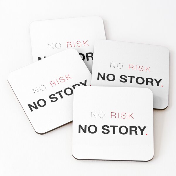Item preview, NO RISK NO STORY designed and sold by Minimal_Designs.