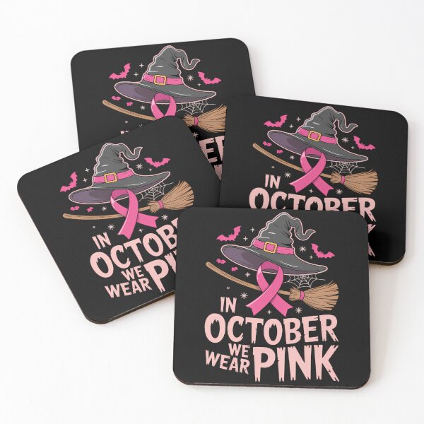 Item preview, in October We Wear Pink Witch Broom Breast Cancer Halloween designed and sold by DeadlockCrew.