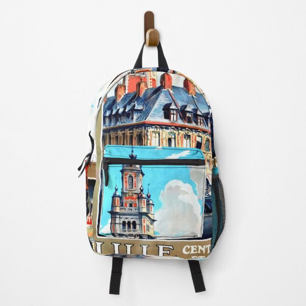 Item preview, Vintage Lille Travel Poster | Art Deco Style | Northern France | Chemins de Fer du Nord | Historic & Cultural Charm designed and sold by artofuniverse.
