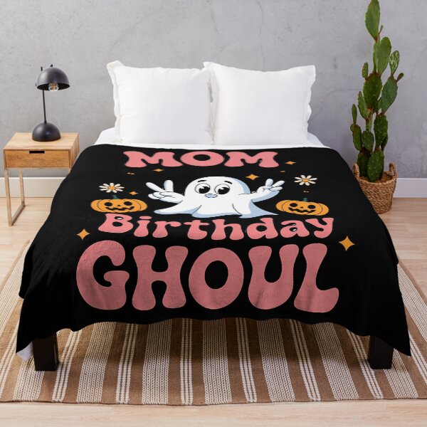 Item preview, Mom Of The Birthday Ghoul Halloween Bday Boys Girls Ghost designed and sold by BiellaSar.