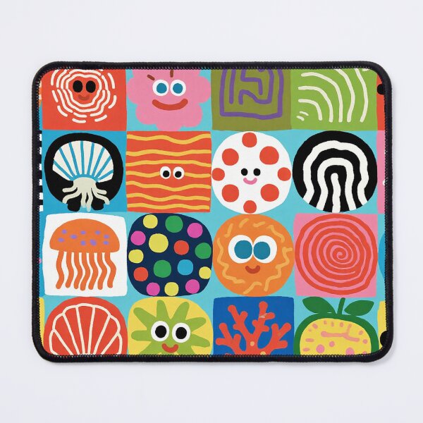 Item preview, Playful Ocean Critters Pop Art Grid designed and sold by zzz888.