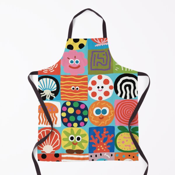 Item preview, Playful Ocean Critters Pop Art Grid designed and sold by zzz888.