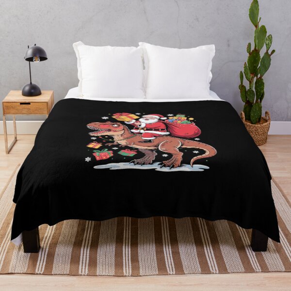 Item preview, Merry Christmas Santa Riding Dinosaur Xmas designed and sold by DeadlockCrew.