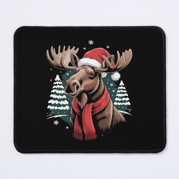 Item preview, Moose Santa Hat Christmas Pajama Funny Moose Xmas designed and sold by BiellaSar.