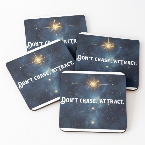 Item preview, Don't chase, attract  designed and sold by LaughandLaugh.