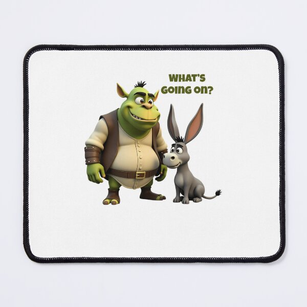 Item preview, Shrek And Donkey Funny Cartoon Duo Meme Style designed and sold by HenriPfeiffone.