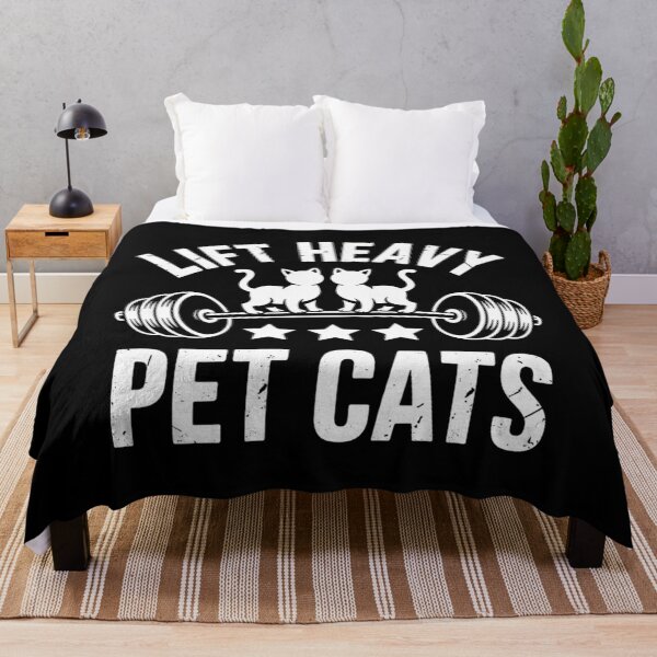 Item preview, Pet Cat Bodybuilding Weightlifting Cat Lovers designed and sold by blueyeeti.
