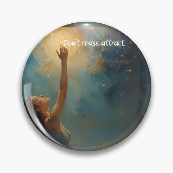 Item preview, Don't chase, attract  designed and sold by LaughandLaugh.