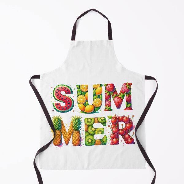 Item preview, Colorful Summer Fruit Typography Design designed and sold by ArtfulWeave.