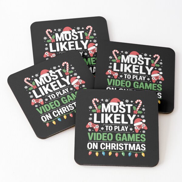 Item preview, Most Likely To Video Games Christmas family gamer designed and sold by August4Laughs25.