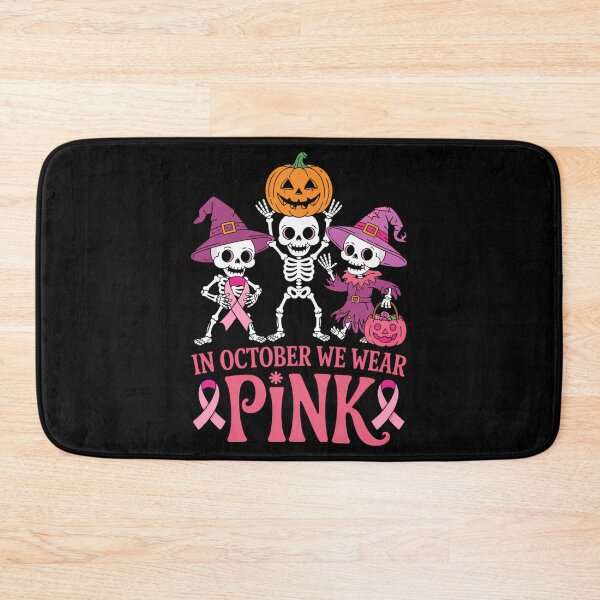 Item preview, Skeleton Support Witch Ribbon Breast Cancer Halloween designed and sold by blueyeeti.