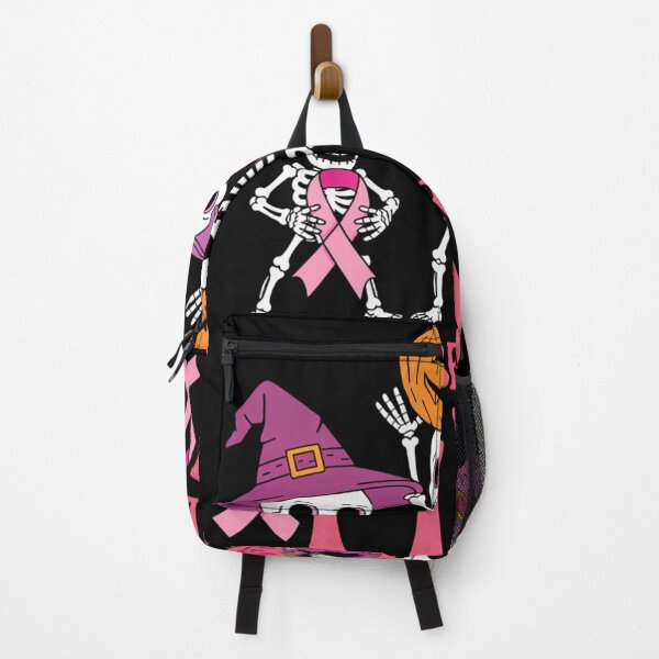 Item preview, Skeleton Support Witch Ribbon Breast Cancer Halloween designed and sold by blueyeeti.