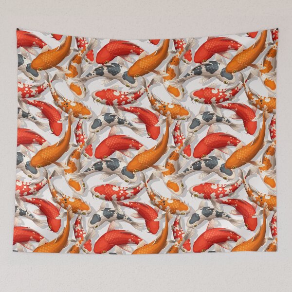 Item preview, Koi fish Pattern designed and sold by graphic-genie.