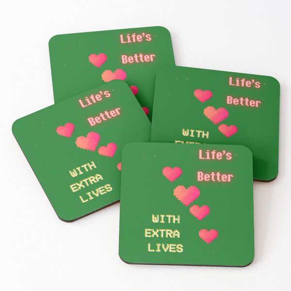Item preview, Life's Better with Extra Lives designed and sold by RonPaulHappyGamer.