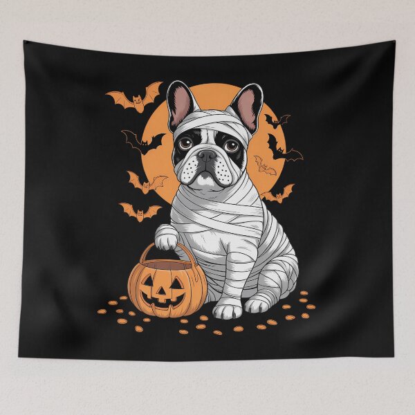 Item preview, Mummy Boston Terrier Pumpkin Scary Halloween Dog Lovers designed and sold by August4Laughs25.