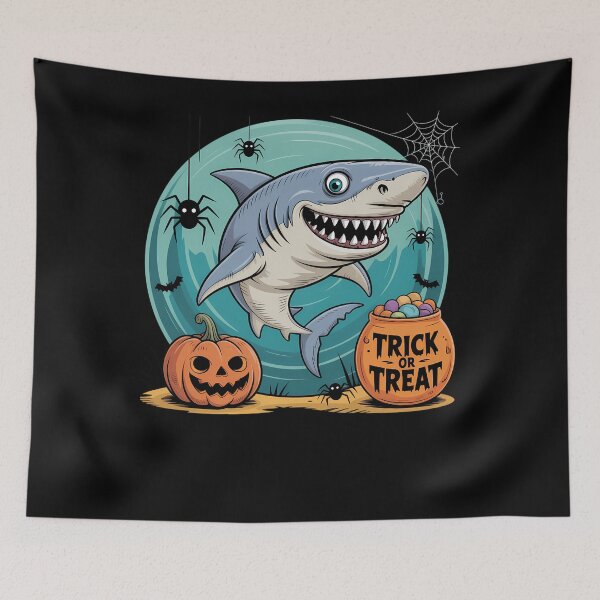 Item preview, Mummy Shark Scary Spooky Season Funny Halloween Costume Crew designed and sold by August4Laughs25.