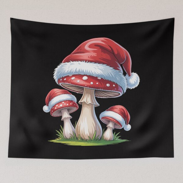 Item preview, Mushroom Lover Gift Santa Hat Mushroom Christmas designed and sold by August4Laughs25.