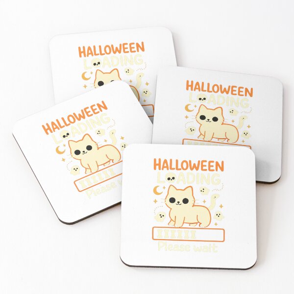 Item preview, Cute Halloween Cat with Ghosts and Moon designed and sold by RuweisVibes.