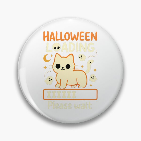 Item preview, Cute Halloween Cat with Ghosts and Moon designed and sold by RuweisVibes.