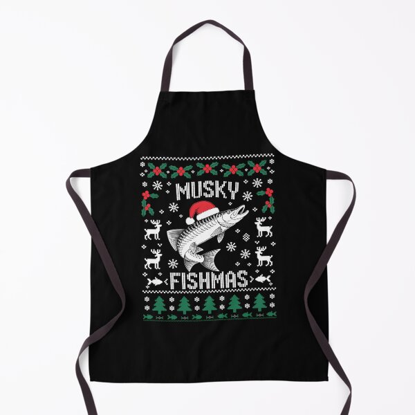 Item preview, Muskie Angler Fishmas Musky Fishing Gifts Ugly Christmas designed and sold by August4Laughs25.