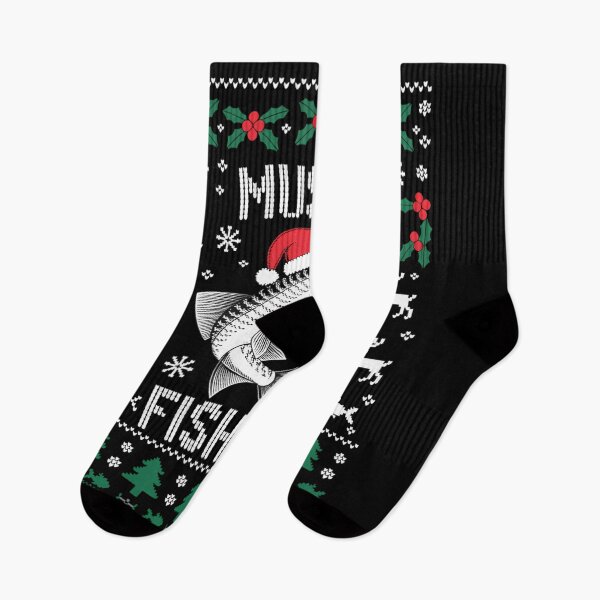 Item preview, Muskie Angler Fishmas Musky Fishing Gifts Ugly Christmas designed and sold by August4Laughs25.