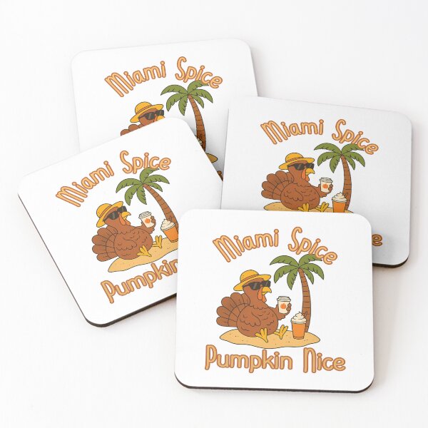 Item preview, Miami Spice and Pumpkin Nice- Funny Happy Thanksgiving Holiday designed and sold by Globalcitytees.