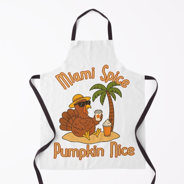 Item preview, Miami Spice and Pumpkin Nice- Funny Happy Thanksgiving Holiday designed and sold by Globalcitytees.